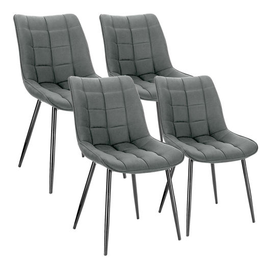 Imagen de Juego de sillas de Comedor acolchonada en terciopelo set x 4 unidades
